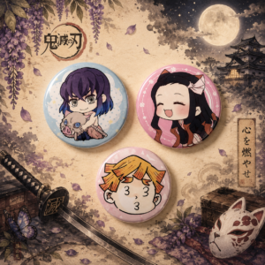 Bottons Demon Slayer modelo 1