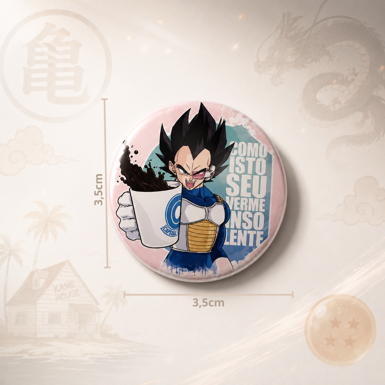 Bottons Dragon Ball modelo 1 - Imagem 2