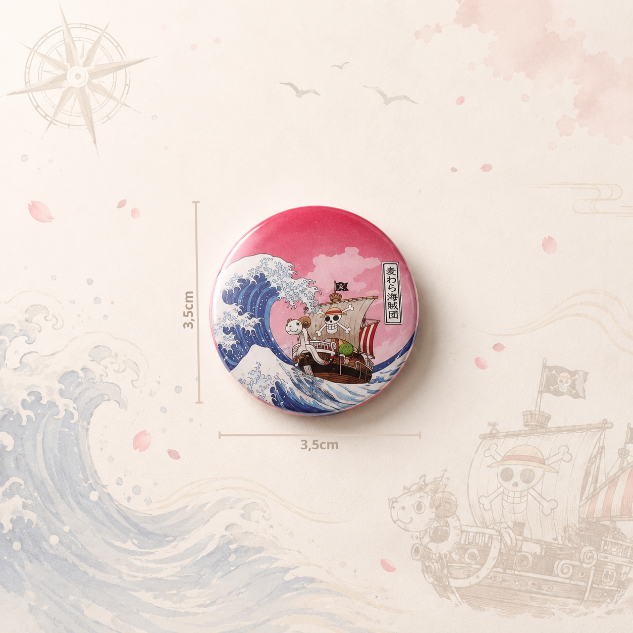 Bottons One Piece modelo 1 - Imagem 3