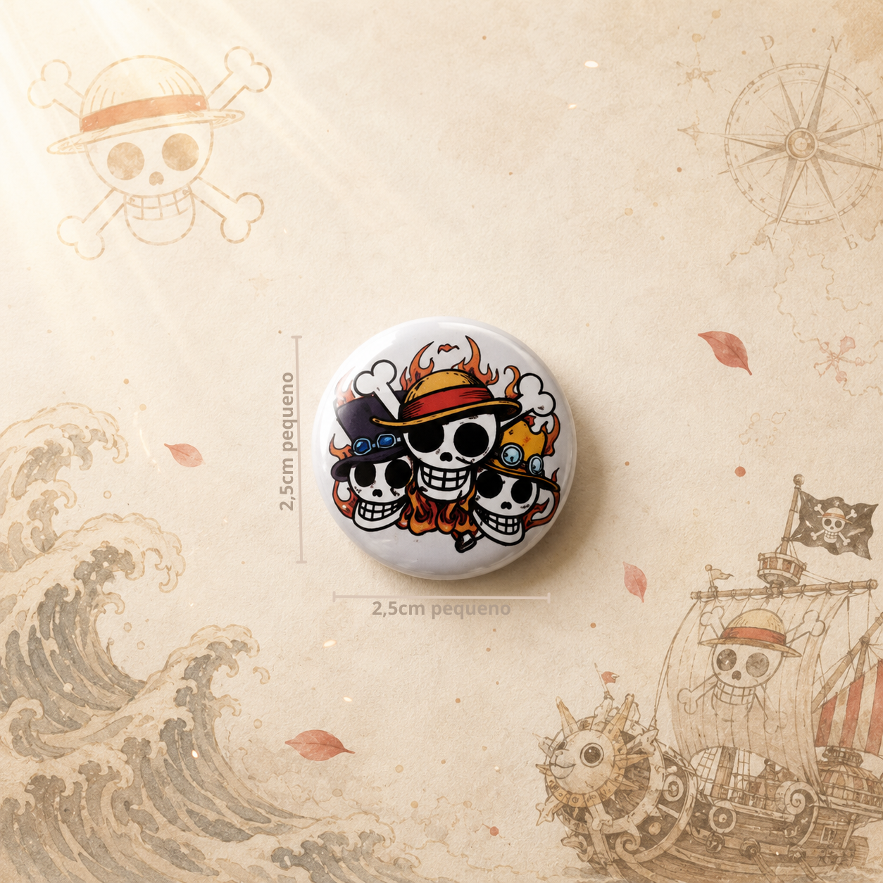 Bottons One Piece modelo 1 - Imagem 4