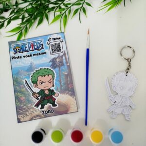 Pintura One Piece/ Chaveiro – Zoro Espada Modelo 06