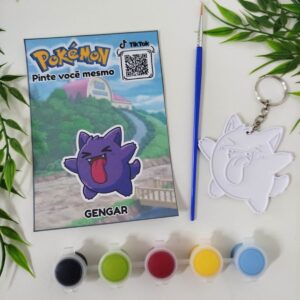 Pintura Pokémon/ Chaveiro – Gengar Modelo 09