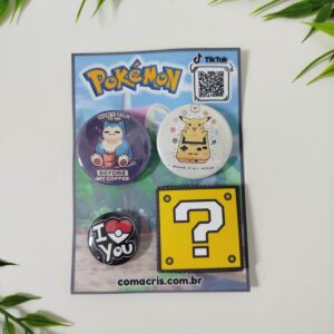 Bottons Pokémon – Modelo 03