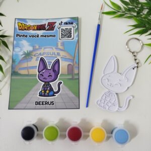 Pintura Dragon Ball/ Chaveiro – Beerus Modelo 08