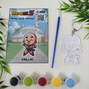 Pintura Dragon Ball/ Chaveiro – Krillin Modelo 06