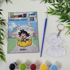 Pintura Dragon Ball/ Chaveiro – Goku Nuvem Modelo 07