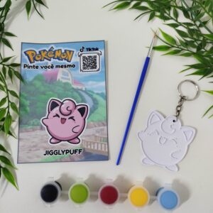 Pintura Pokémon/ Chaveiro – Jigglypuff Modelo 04