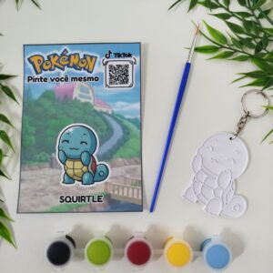 Pintura Pokémon/ Chaveiro – Squirtle Modelo 05