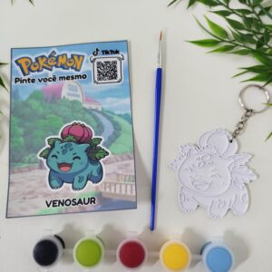 Pintura Pokémon/ Chaveiro – Venosaur Modelo 02