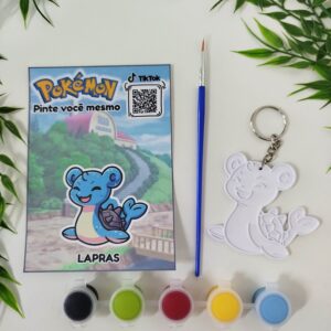 Pintura Pokémon/ Chaveiro – Lapras Modelo 03