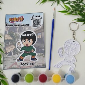 Pintura Naruto/ Chaveiro – RockLee Modelo 05