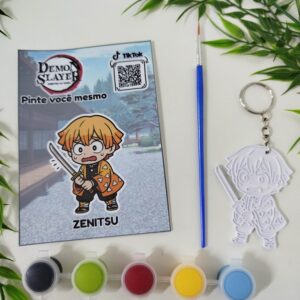 Pintura Demon Slayer/ Chaveiro – Zenitsu Assustado Modelo 10