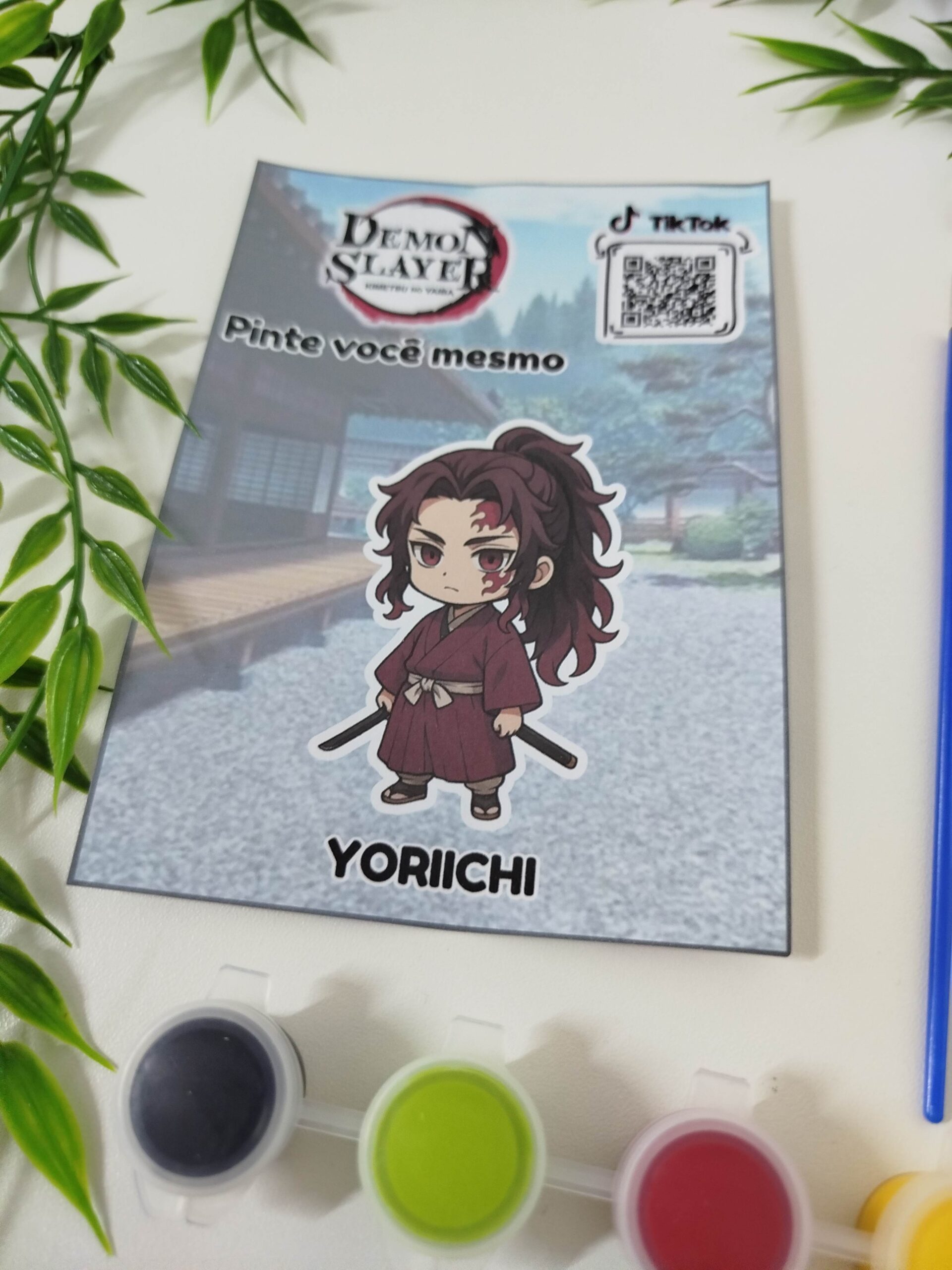 Pintura Demon Slayer/ Chaveiro - Yoriicho Modelo 11 - Imagem 2