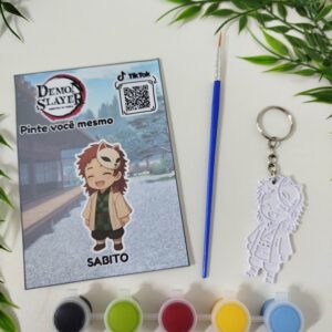 Pintura Demon Slayer/ Chaveiro – Sabito Modelo 07