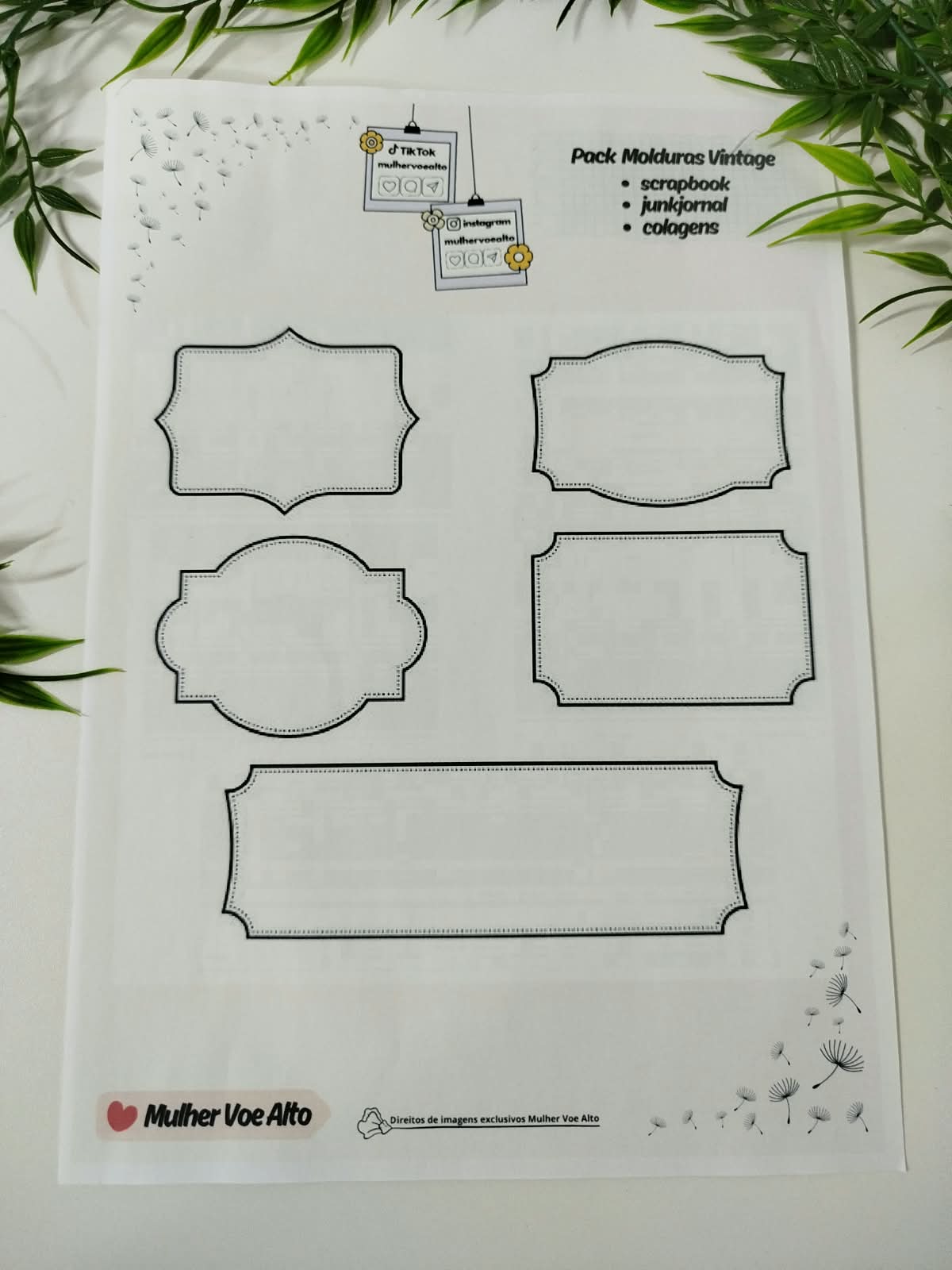 Pack Molduras Vintage - Imagem 4