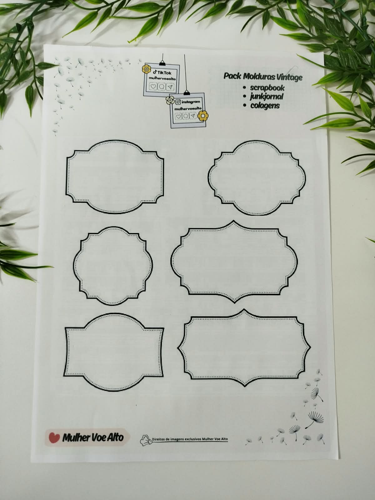 Pack Molduras Vintage - Imagem 2